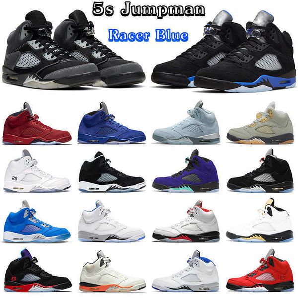 

ale 5s jumpman for men basketball shoes racer blue oreo shattered backboard jade horizon bluebird anthracite stealth mens trainers, Black