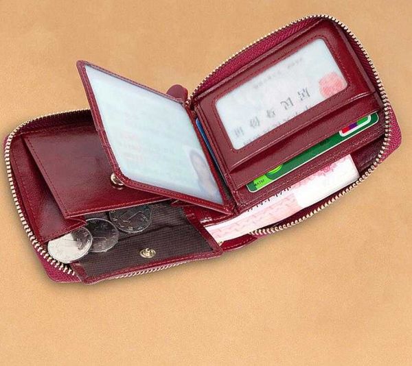 

hbp customized woman wallet fashion leather wallets, Red;black