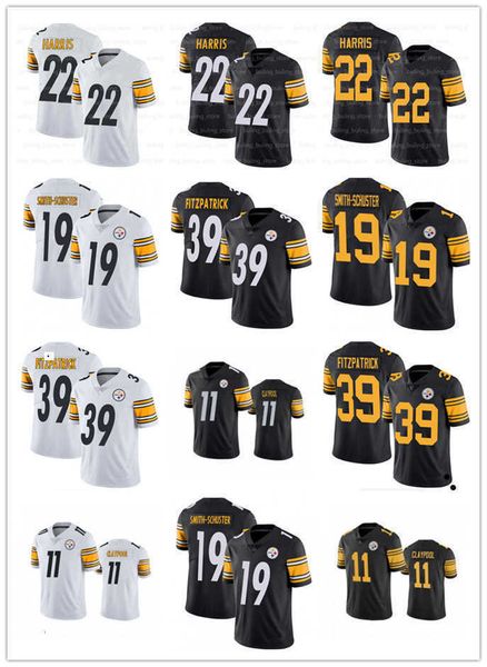 

football jerseys custom pittsburgh''steelers''men women 10 mitchell 8 kenny pickett trubisky 19 juju smith-schuster 22 n, Black;red