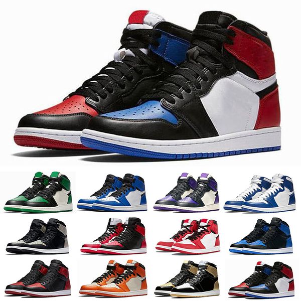 

1 mens basketball shoes low 1s womens blue moon red banned bred chicago black toe court purple game royal unc shadow sneakers size