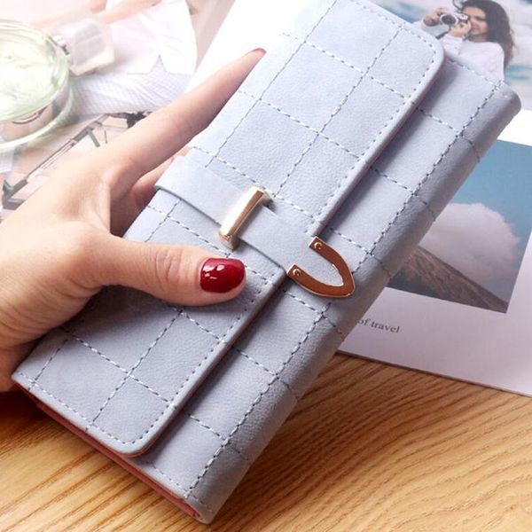 

wallets wallets long purse two fold women drawstring nubuck leather zipper suede wallet ladies clutch bag female, Red;black