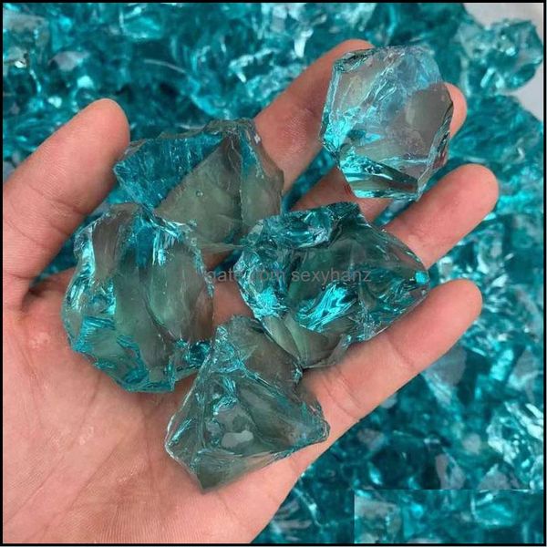 

loose gemstones jewelry irregar blue color stone for home office el garden decor handmade pendant necklaces mak dhdrw, Black
