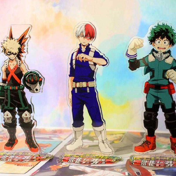 

huiya01 anime my hero academia midoriya izuku s todoroki acrylic stand figure deskdecoration collection model toy doll gifts q0722