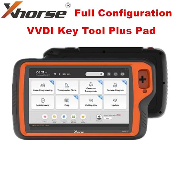 

xhorse vvdi key tool plus pad full configuration all-in-one security solution advanced version immo programmer remote maker transponder gene