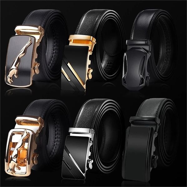 

male waist strap designer mens belts luxury man fashion belt luxury brand for men automatic buckle 220622, Black;brown