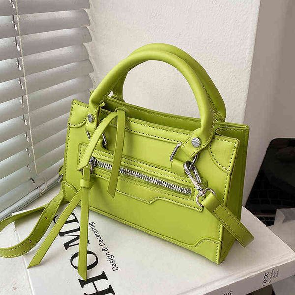 

solid color handbag pu leather flap bag for women messenger bags casual crossbdoy bag female shoulder bags 220511
