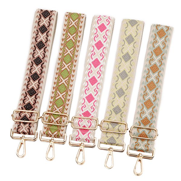 

bag straps for crossbody adjustable bag accessories belt bags handbag wide nylon shoulder strap, Black