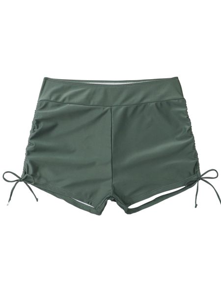 

plus drawstring side bikini bottom 138l#, Black