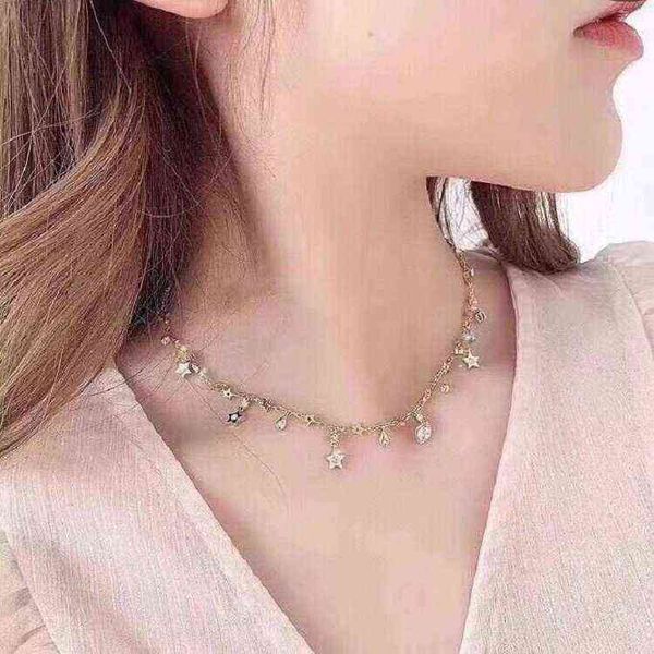 

fine new star necklace red temperament valentine's day gift, Black
