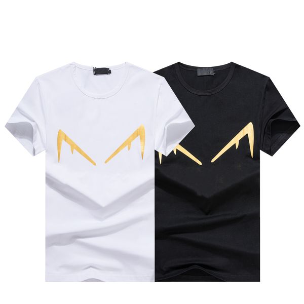 Camiseta Masculina Designers Camiseta Masculina Feminina Com Letras Estampadas Mangas Curtas Camisas de Verão Masculinas Camisetas Soltas Tamanho Asiático S-6XL