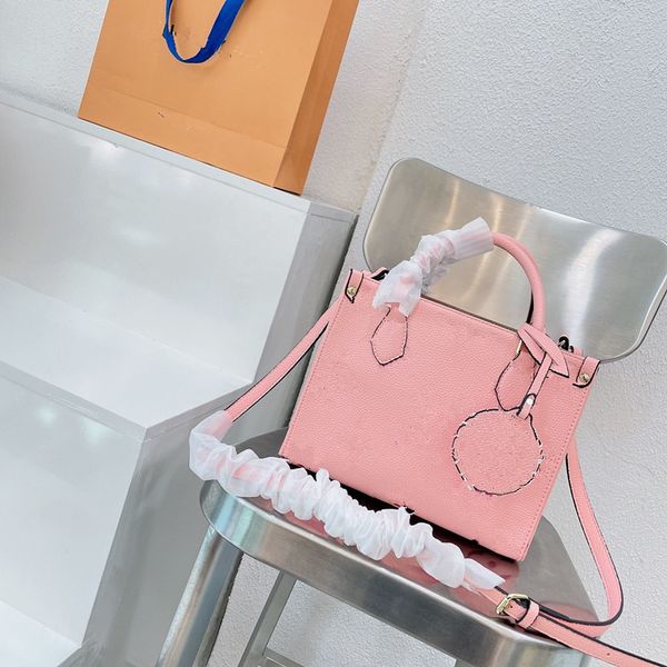 

5a fashion designer on the go tote pm mm gm bags handbag sunrise pastel embossed leather women flower print ladies luxurys