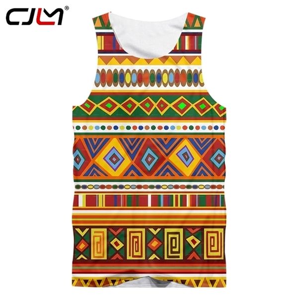 CJLM Palestre Abbigliamento Hiphop Punk Camicie senza maniche Arrivo Uomo Estate 3D Cool Print Canotta Uomo Canotte Vest Dropship S5XL 220623