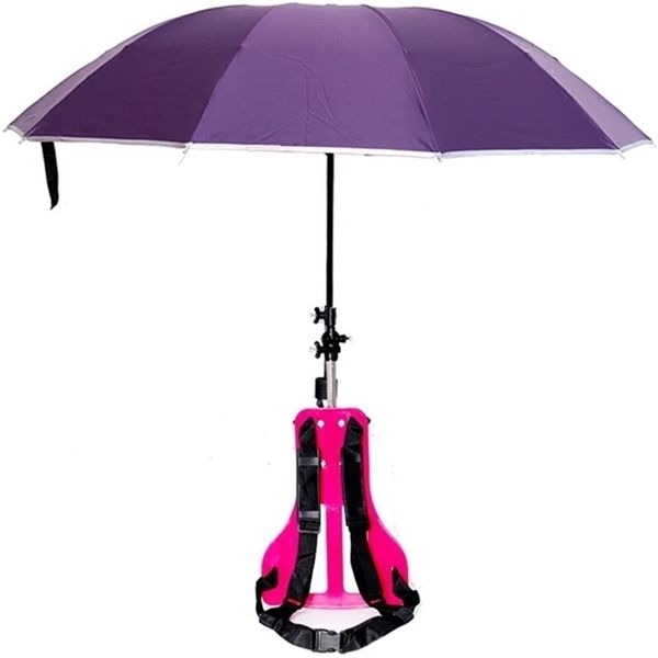 Велосипедный зонтик ветропроницаемые 360 градусов вращающийся зонтик для отца Мать Рыбалка Раплуя без ручного спортивного цикла зонтика 210320