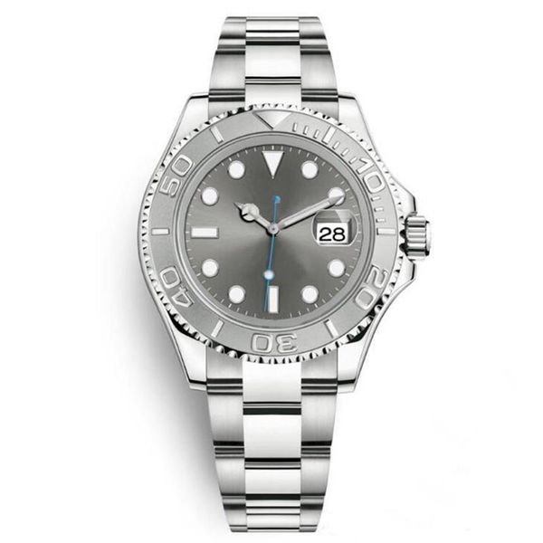 

high men watch mens bigger date mirror automatic watch mechanical movement bussines men watches steel rubber sports original wrist331l, Slivery;brown