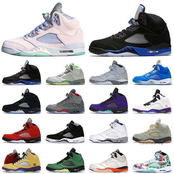 

men basketball shoes 5 5s easter shattered backboard bluebird green bean what the suede mens trainers sports sneakers