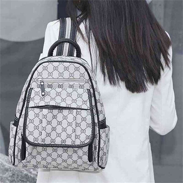 

summer leisure women's backpack travel middle-aged white-collar p