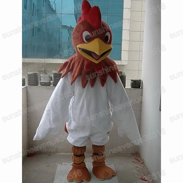 

halloween rooster mascot costume cartoon character carnival adults size christmas birthday party fancy outfit, Red;yellow