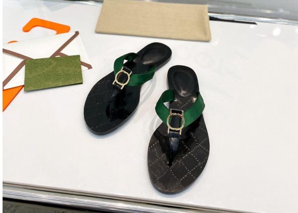 

2022 designer men's ladies sandals classic pearl slippers leather slippers flats 0248, Black