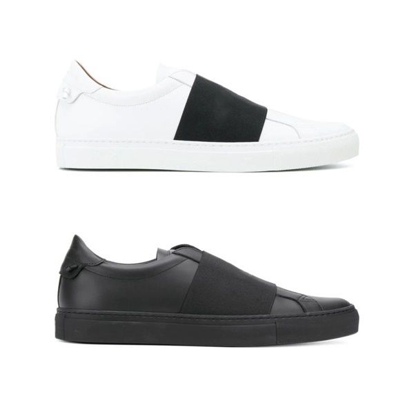 

men's wide black elastic sneaker matte white leather women platform red pink colors trainers party wedding webbing shoes with box us11