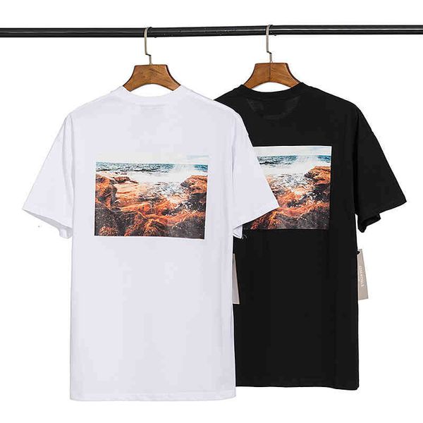 

men's t-shirts fashion brand fog multi line essentials coastal reef po print t-shirt 1gj4, White;black