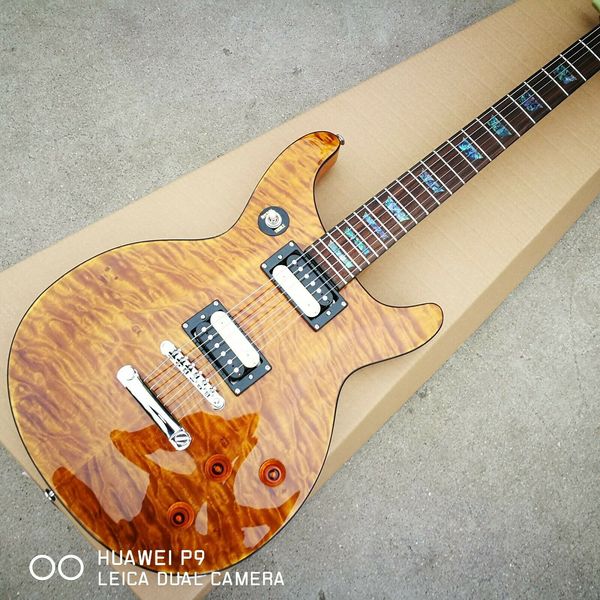 

diy brand new big flower 6 string electric guitar