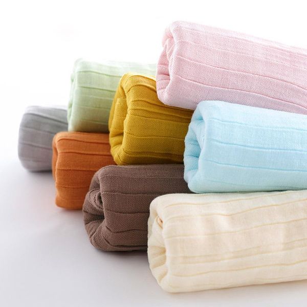 Toalla 2022 mano -4 unids/set 100% algodón gasa de 5 capas para toallas de muselina para adultos cuidado de la cara del bebé Toalha mágica 30x74cm