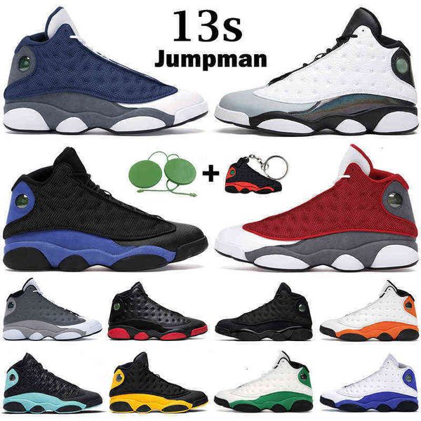 

basketball shoes men women 13s jumpman 13 red flint black cat hyper royal court purple starfish defining moment mens trainers sports, Black;white