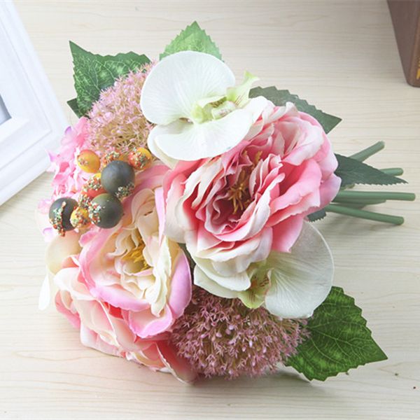 

wedding hand holding flowers simulation sen department bride certificate p props bridesmaid wedding home deskdecoration flowers
