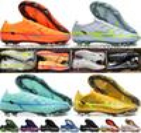 

send with bag soccer boots phantom gt2 elite fg acc football shoes mens outdoor soft leather comfortable trainers spik, Black