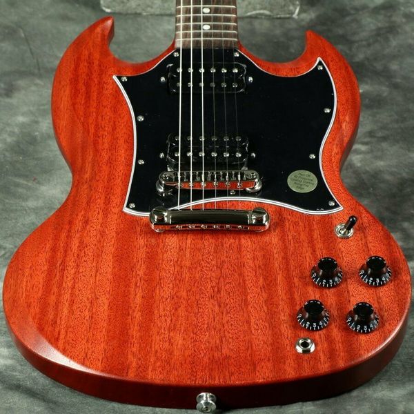 

new sg tribute satin vintage cherry satin 2022 201020151 guitar same of the pictures