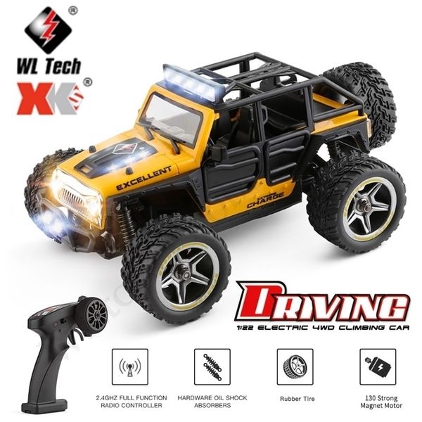 

wltoys 322221 22201 rc car 2.4g mini drift 2wd off-road vehicle model with light rc truck children's toys vs 284131 k969 220509