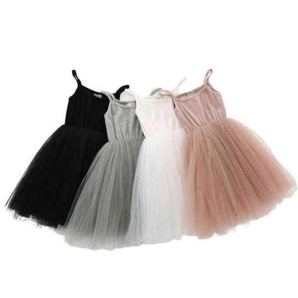 Little Baby Girls Dress for Party Wedding Summer 2022 Beable Kids 12m-8t Vestres para Girl Party Princess Tutu Dress Casual Casual G2205518