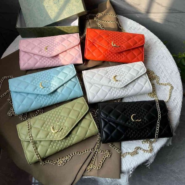 

2022 new lingge bag women's small square chain simple shoulder handbags