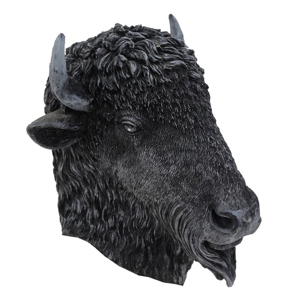 Maschere per feste Lattice Lattice realistico Toro Mucca Testa di animale Maschera Testa di animale Vestito operato Festa di carnevale Nero 220826