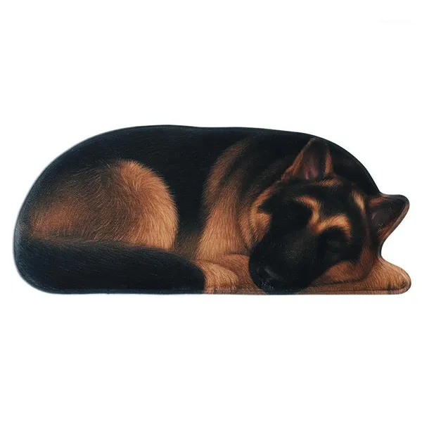 Teppiche Große 3D Haustier Hund Boden Teppich Unregelmäßige Fußmatte Für Eingang Matten Anti-rutsch-matte Küche Bad Tier Gedruckt teppiche