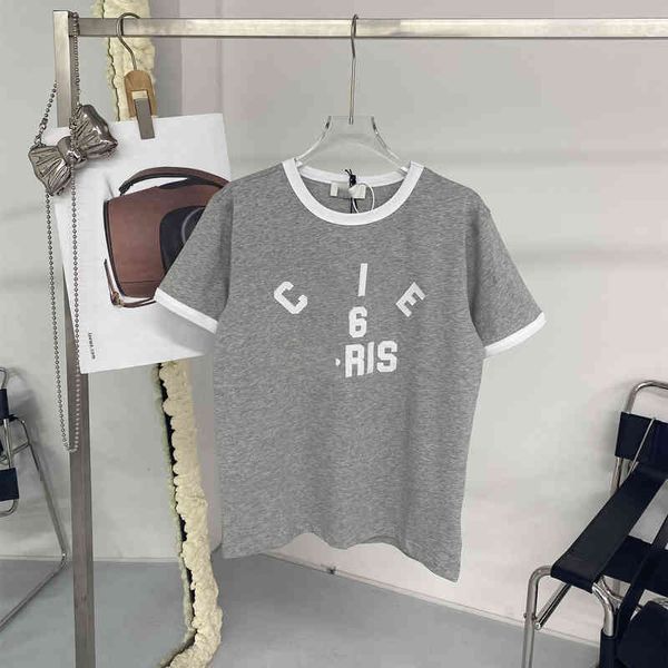 

75% off factory direct online spring summer new fashion xiaoxiang women's round neck cotton letter printed t-shirt simple loose and com, White