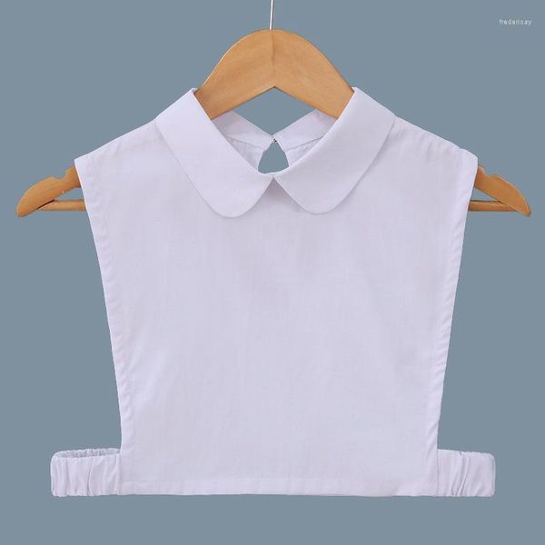 Yay bağları unisex düz renkli boyun kravat kadın ve erkek gömlek çıkarılabilir sahte bayanlar için beyaz sahte yaka bluz fred22