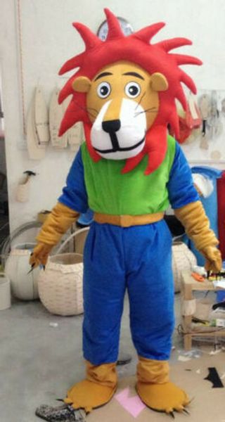 Костюм костюма для животных льва талисман