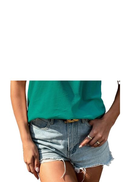 

cut out puff sleeve tee t54m#, White