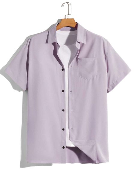 

men patched pocket shirt without tee x5hq#, White;black