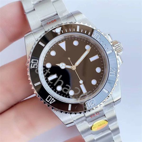 

watches 904 steel v11 40mm 114060 no dagte ceramic swiss cal. 3130 movement automatic mens watch, Slivery;brown