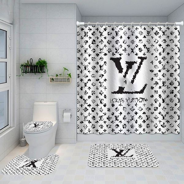 

new arrivals wholesale classical design shower curtains waterproof bathroom supplies multifunctional partition curtain bath door mat