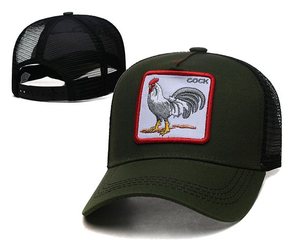 2022 Мужская регулируемая шляпа с героями мультфильмов, армейская зеленая сетка, козырек для гольфа, шляпы одного размера, модные кепки в стиле хип-хоп, смешанные цвета, уличные кепки Snapback