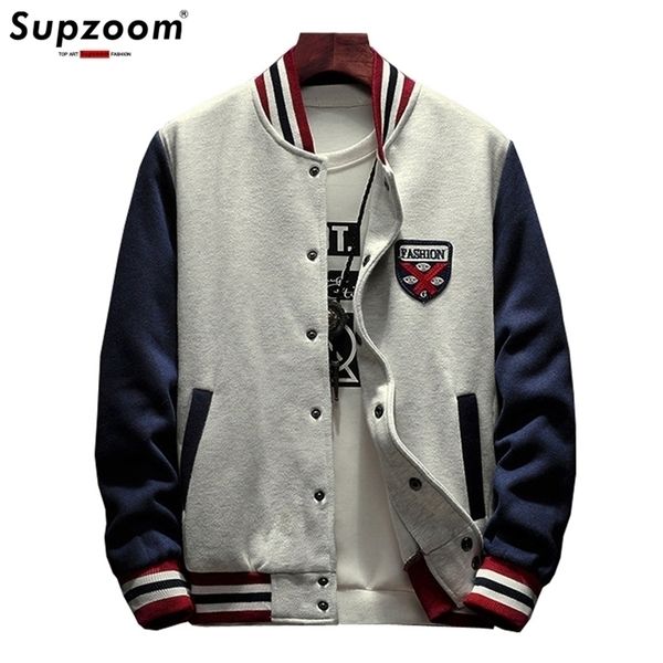 

arrival fleece casual baseball uniform students cotton spliced regular rib sleeve brand clothing bomber jacket men w220816, Black;brown