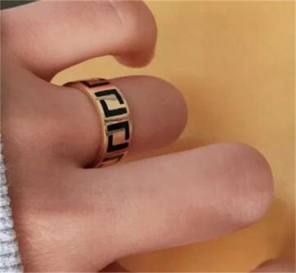 

2022 designer fashion gold band rings luxury men's and women's couples rings jewelry personalized simple ho7452748, Silver