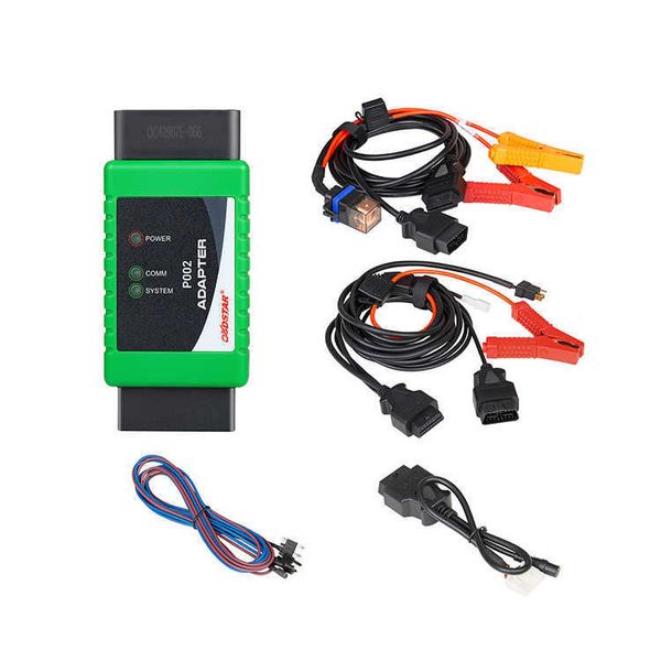 Forniture per fabbri Adattatore OBDSTAR P002 Pacchetto completo per cavo T-OYOTA 8A Ford Tutte le chiavi perse Cavo flash ECU Bosch Funziona con X300 DP Plus e Pro4