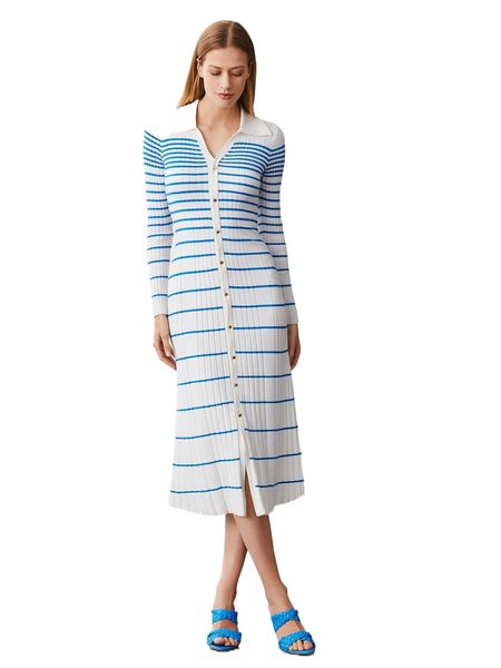 

motf premium wool mix fitted sweater dress v5mo#, White;black