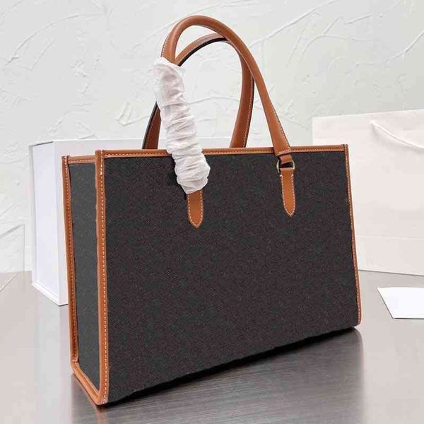 

high capacity tote bags women printing shopping handbag shoulder packs leather designer crossbody-bag female classic purses 220413