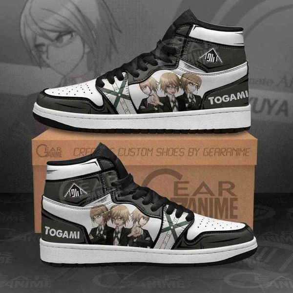 

byakuya togami sneakers danganronpa anime shoes, Black