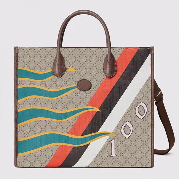 

retro tote bag handbag purse square contour removable strap shoulder bags letter canvas leather high capacity pocket classic hand bag
